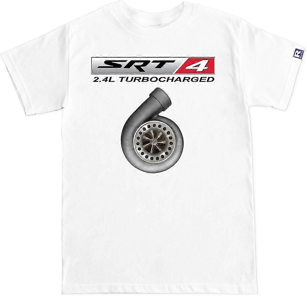R Built Herren SRT 4 Turbo T-Shirt Robuste Handwerkskunst
