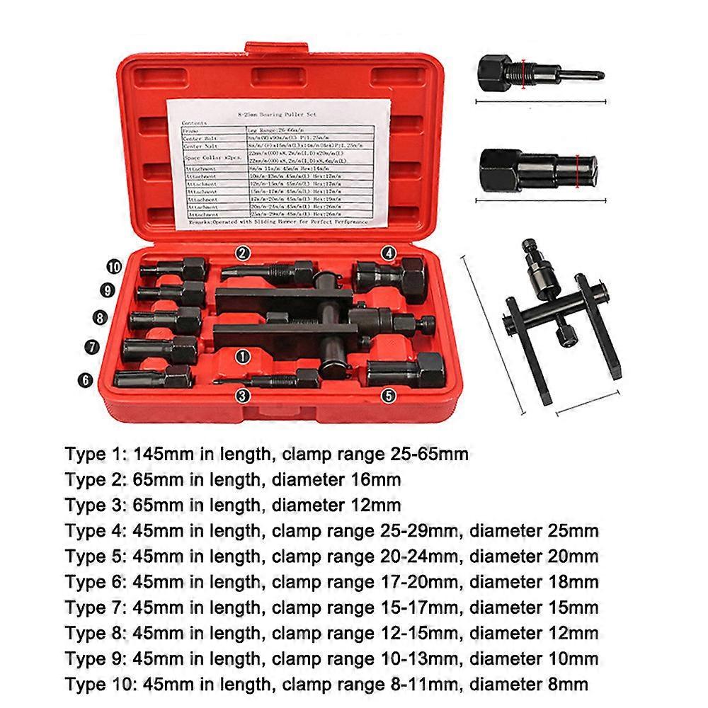 Practical Metal Bearings Remover Disassemblers Hand Repairing Tools Remove Tool Motorcycle Puller Kits With Box