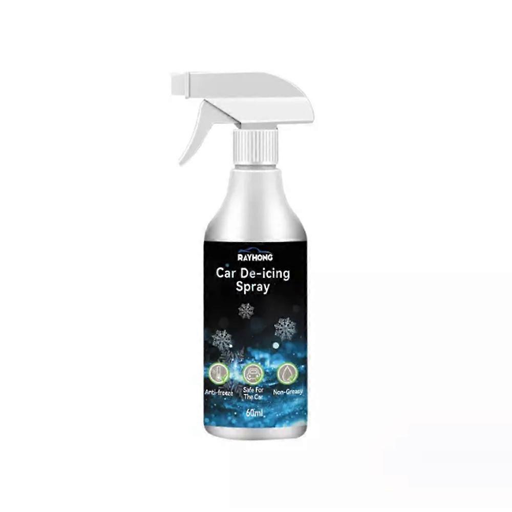 Fast-Acting Ice Melting Spray for Windshields, De Icer for Car Windshield