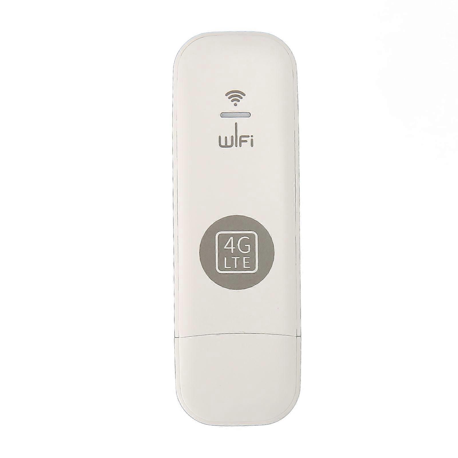 Adaptateur WiFi USB Emplacement pour carte Micro SIM 150Mbps Capacité de 10 utilisateurs WPA WPA2 Cryptage WiFi Dongle pour l’Europe Asie Blanc