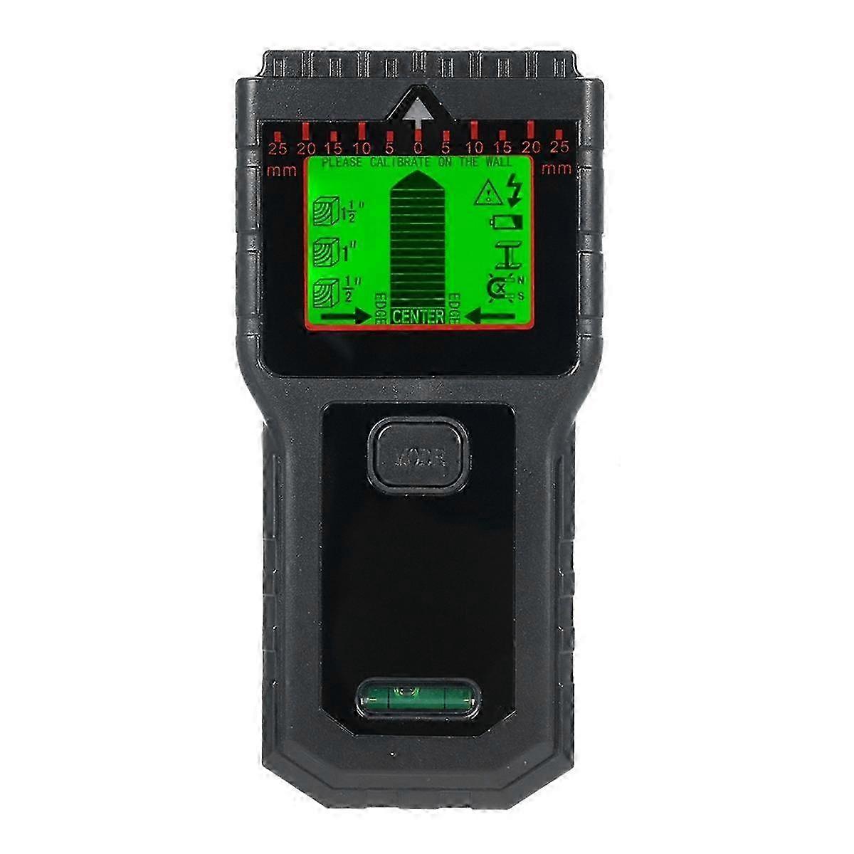 Stud Finder,wall Scanner 7 In 1 Multifunctional Wall Detector For Studs Wood Metal And Ac Wires Detection Black