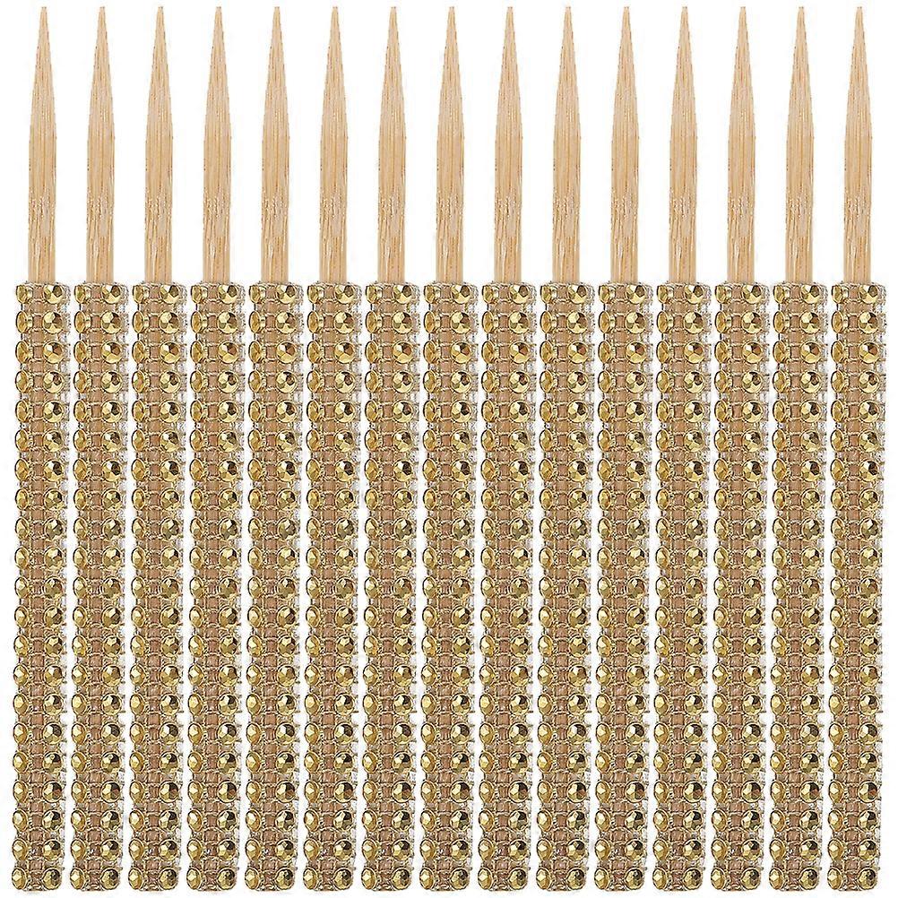 32Pcs Decorative Apples Sticks Multi-function Lollipop Sticks Delicate Cake Sticks