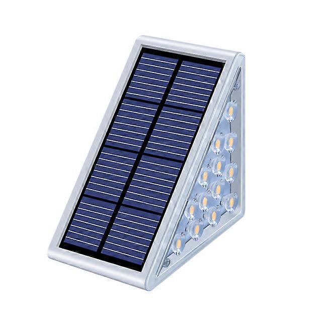 LED في الهواء الطلق الشمسية الخفيفة خطوة مصباح عدسة تصميم سوبر مشرق IP67 للماء المضادة للسرقة درج ضوء ديكور الإضاءة لحديقة سطح السفينة