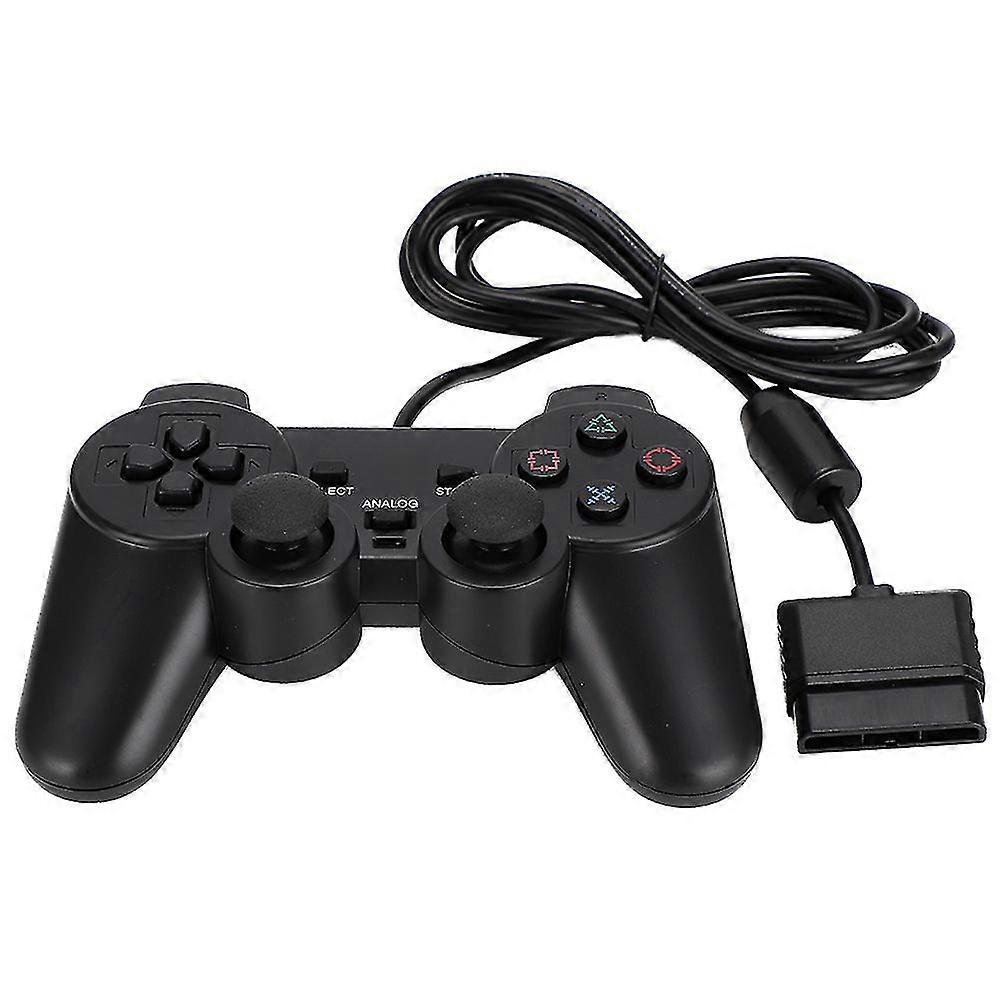 PS2 Game Console Controller Dual Motor Wired Gamepad with Highly Sensitive Game Handle