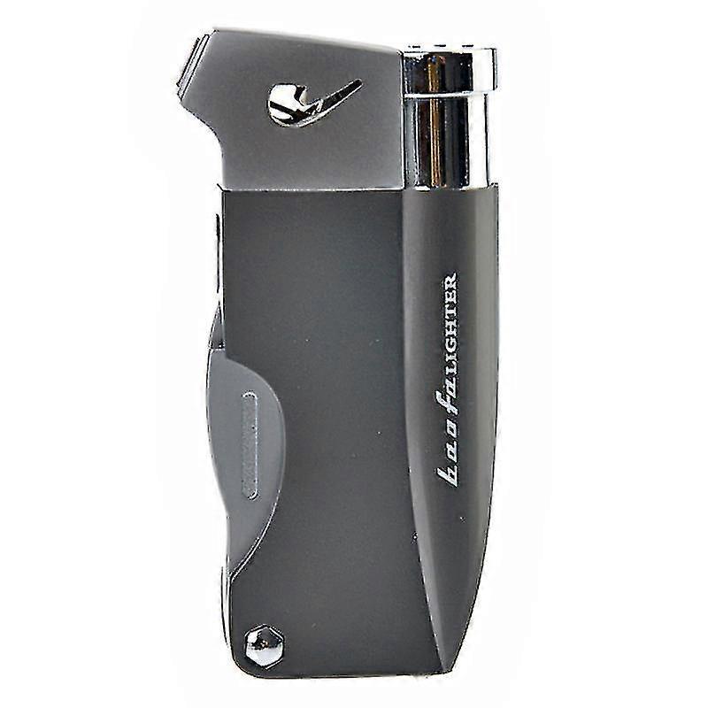 Multifunction Pipe Lighter with Three Different Pipe Tools (Gray)