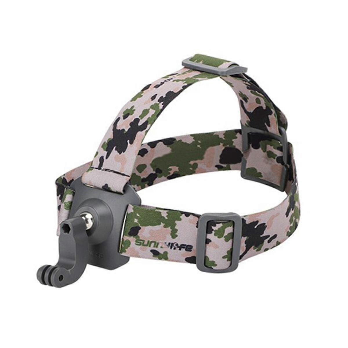Camera Strap Mount Headband for Action 5// POV Action Camera Accessories Camouflage
