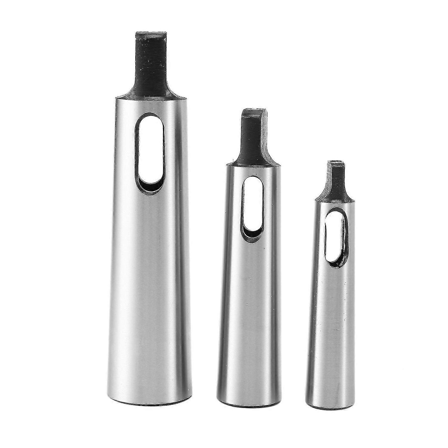 3 PCS Morse Taper Adapter Mt1 para Mt2 Mt2 para Mt3 Mt3 para Mt4 Reduzindo o Soquete do Mandril de Broca compatível com Perfuração