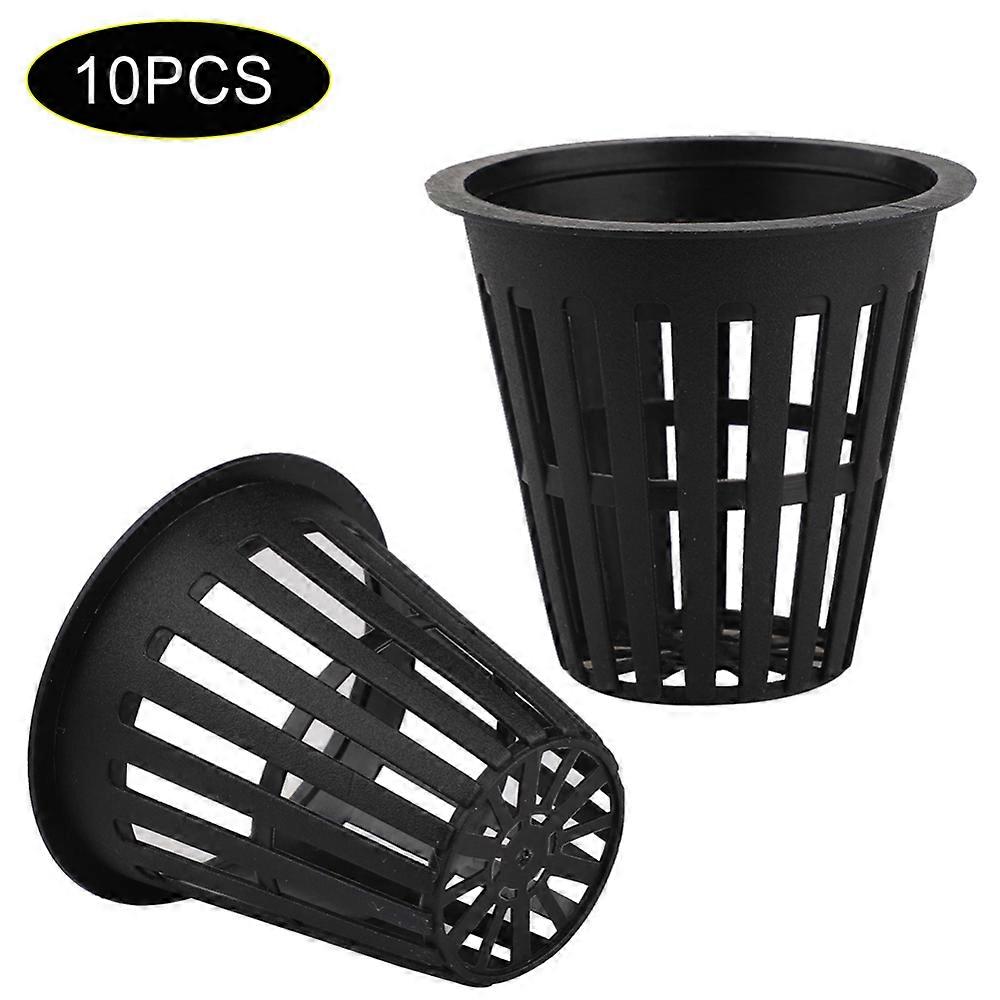 10 Pcs Mesh Pot Soilless Cultivation Vegetable Seedling Basket Plastic Net Cups