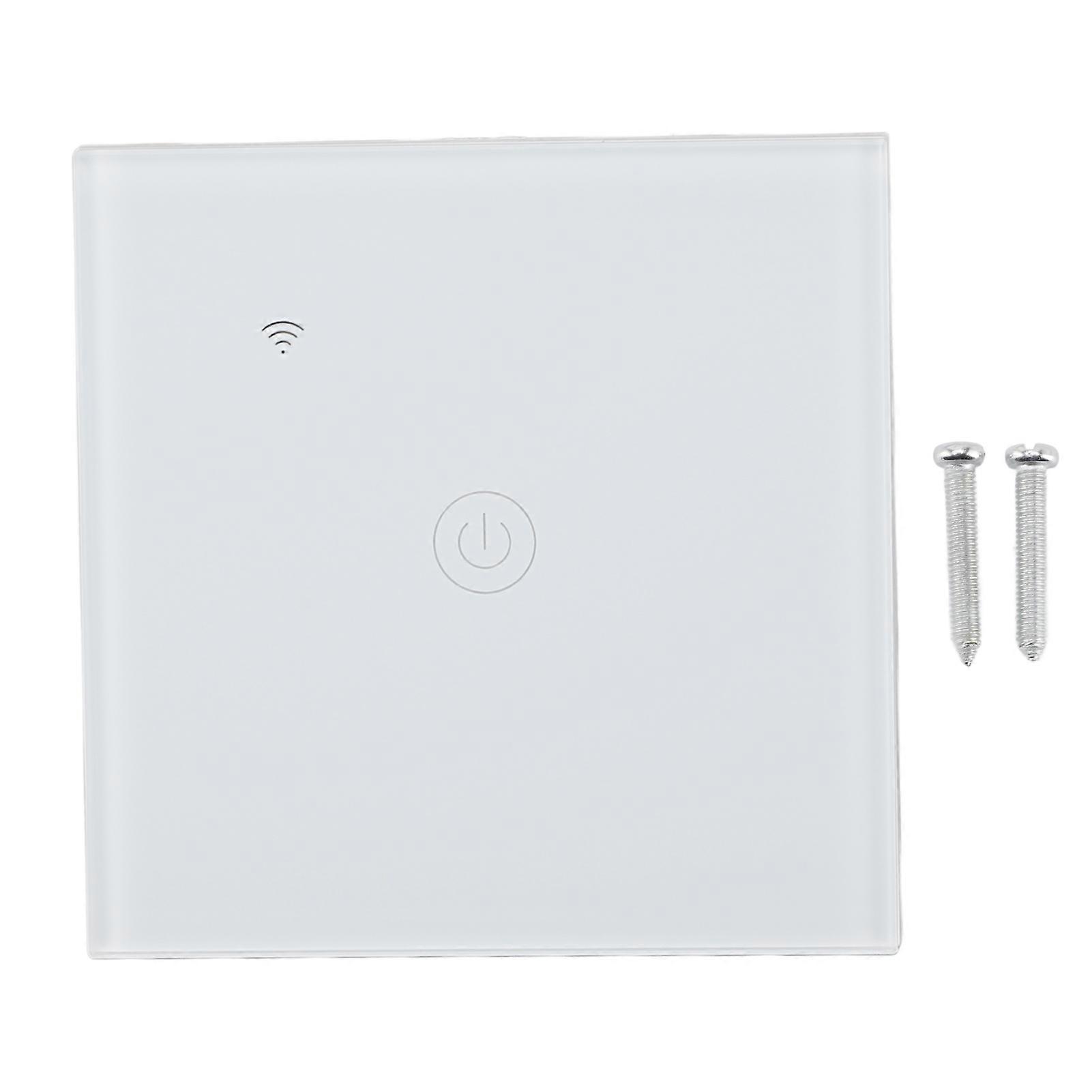 WiFi Smart Wall Light Switch Glasscheibe Bluetooth Sprachsteuerung Smart Touch Switch für Tuya Home Typ 86