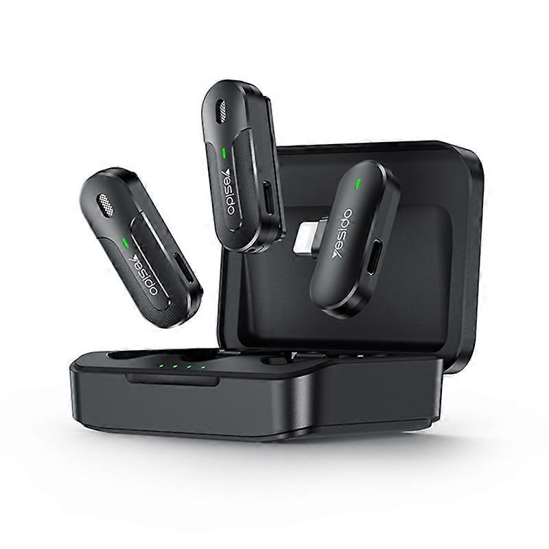 YESIDO KR16 8Pin Receiver Wireless Lavalier Microphone