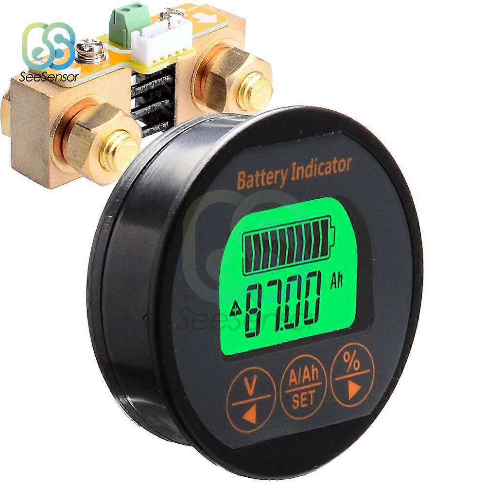 DC 8-80V 50A 100A 350A Battery Tester Voltage Current Meter  Battery Capacity Monitor Indicator Ammeter Voltmeter
