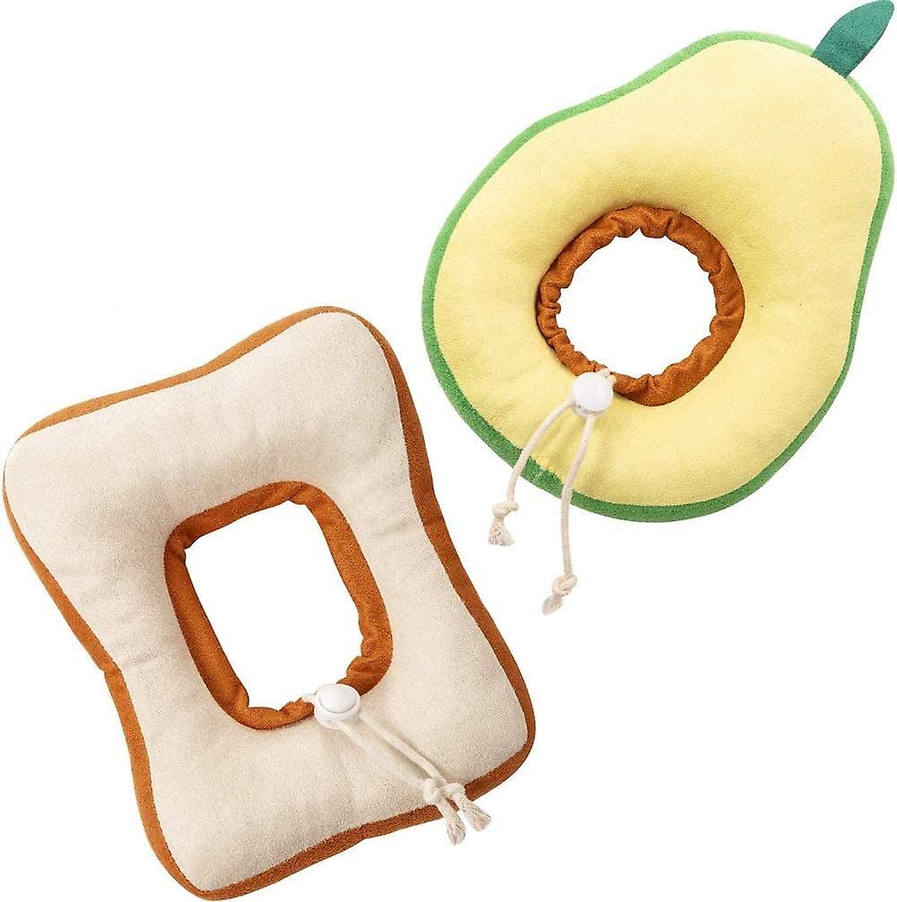 2 Pieces Of Adjustable Cat Recovery Collars