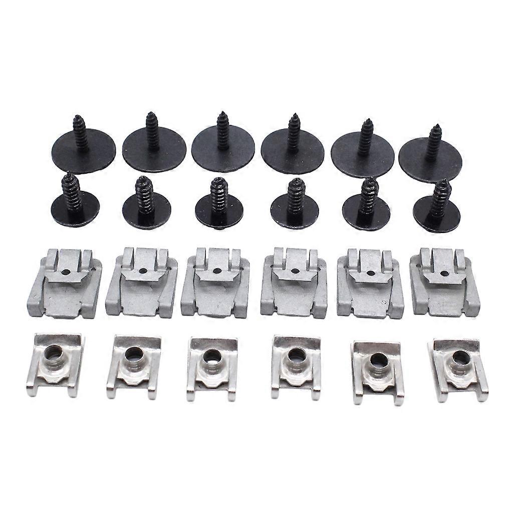 Industrial Grade Undertray Clips- Undertray Screw Clips- 24pcs/set for E-CLASS