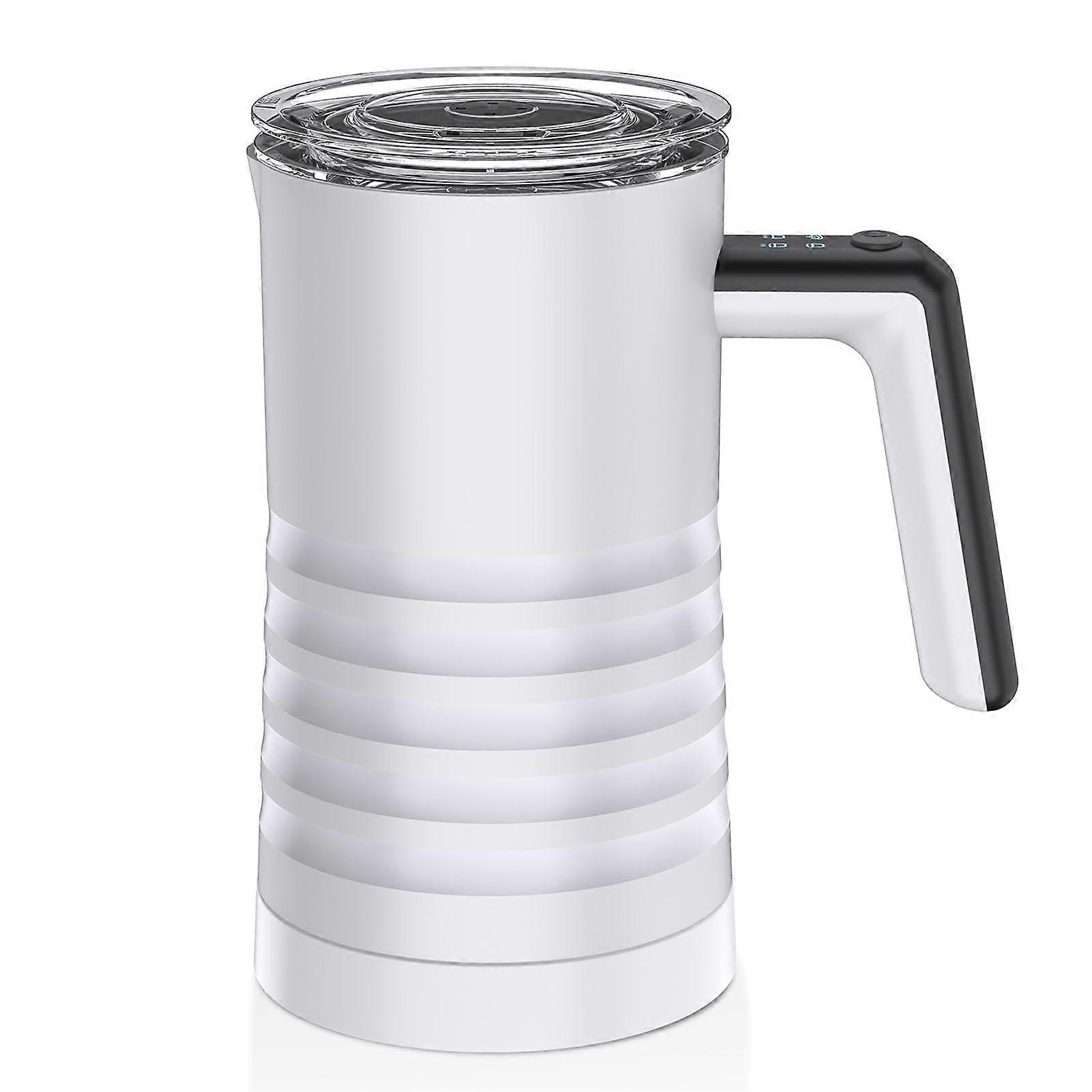 جهاز إزباد الحليب الكهربائي والبخار 4 في 1 جهاز تسخين الحليب الأوتوماتيكي 400 واط داخلي غير لاصق 580 مل صانع رغوة الحليب من الفولاذ المقاوم للصدأ الساخن / البارد للقهوة / Hot C