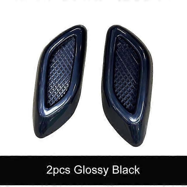 2 יחידות צד אוורור לרכב זרימת אוויר כניסת פנדר ABS סימולציה אוטומטית כיסוי עיצוב נגד התנגשות קישוט גימורים אביזרים חלקים