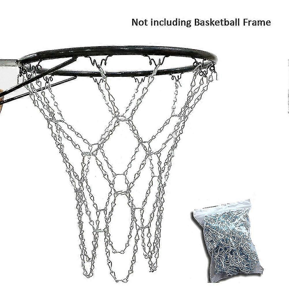 Basketball Net Classic Sports Steel Chain Outdoor Galvanized Durable Basketball Target Net