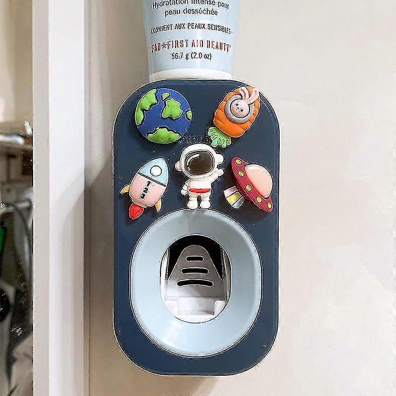 Automatic Toothpaste Squeezer Cartoon Automatic Toothpaste Holder (spaceman 1)