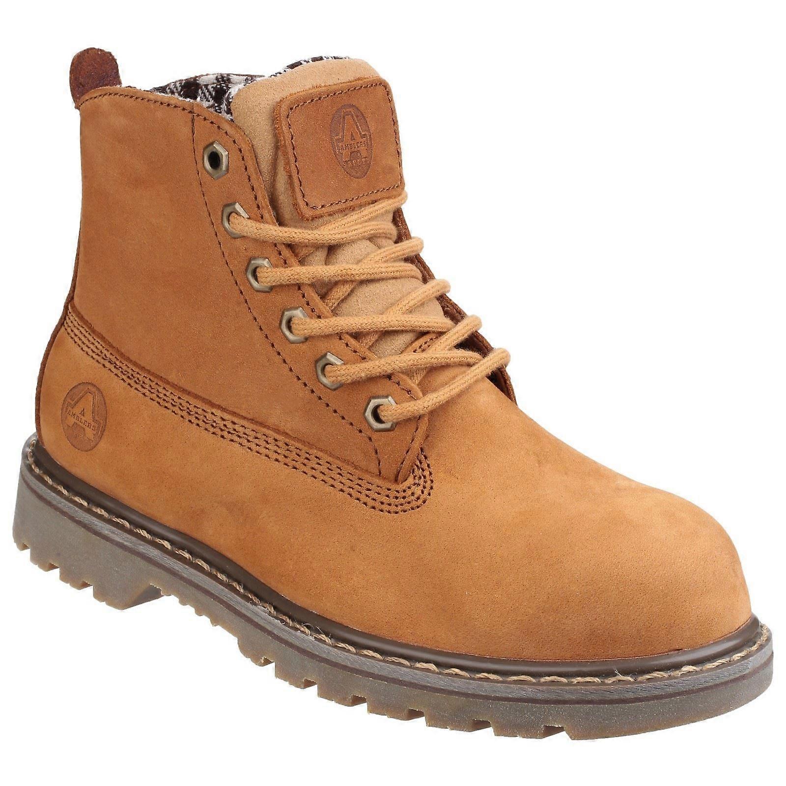 Amblers Safety FS103 Nubuck Women's Tobacco Safety Boots