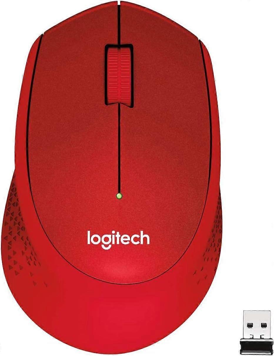 M331 Silent Plus Wireless Mouse- Red