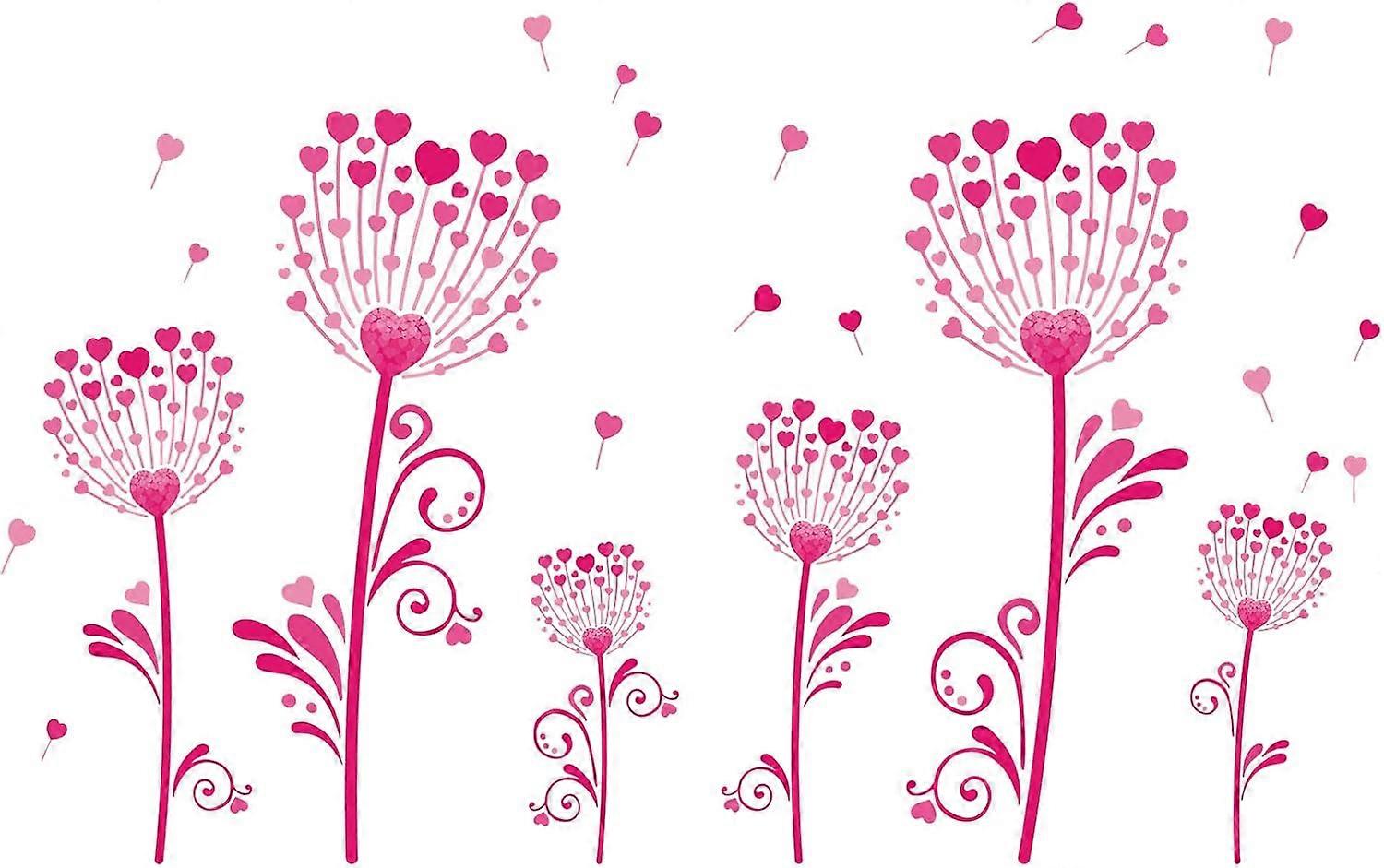PVC Wall Stickers Wall Decoration Heart Pattern 320x890mm