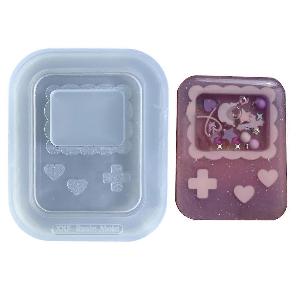 Game Console Resin Casting Mold Pendant Keychain Decoration Diy Craft Making