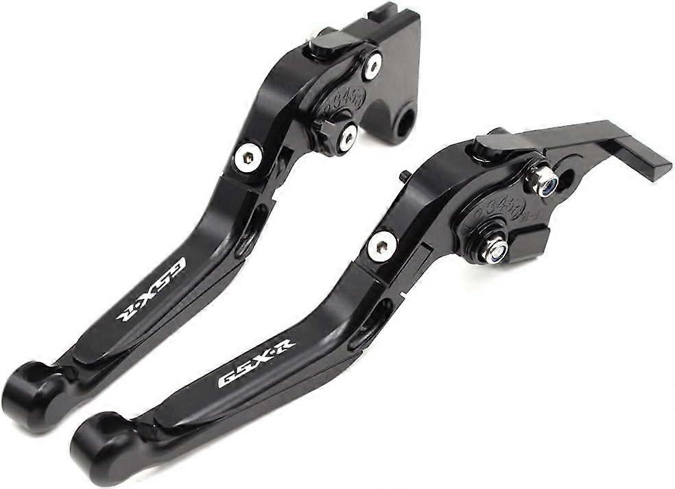 Leva Freno Frizione Estensibile Pieghevole Regolabile Moto per Suzuki GSX-R 1000 2001-2018 (Titanio, GSX-R 1000 2001-2004)
