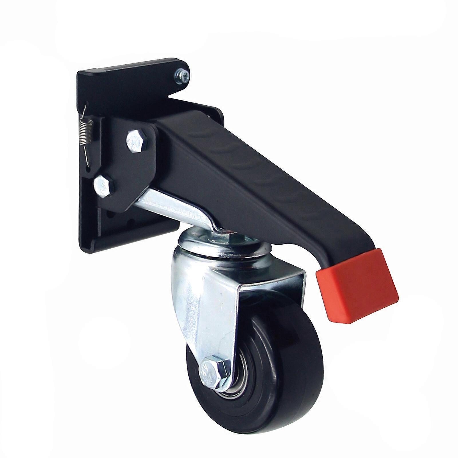 Release Retractable Caster Universal Wheel Workbench Casters Kit Including 1 Detachable Mounting Plate SPACEKEEPER