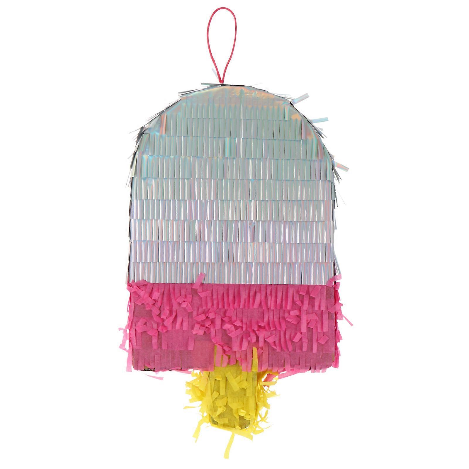 1pc Children's Pinata Filler Ice-lolly Shape Pinata Toy Creative Party Plaything