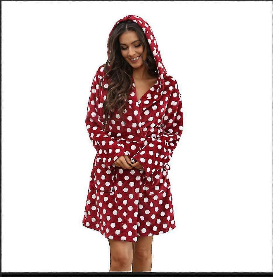 2022 Women's Long Bathrobe With Waist Belt For Autumn And Winter