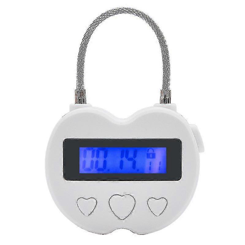 Time Lock Lcd Display Time Lock Multi-function Travel Electronic Timer, Waterproof Usb Rechargeable