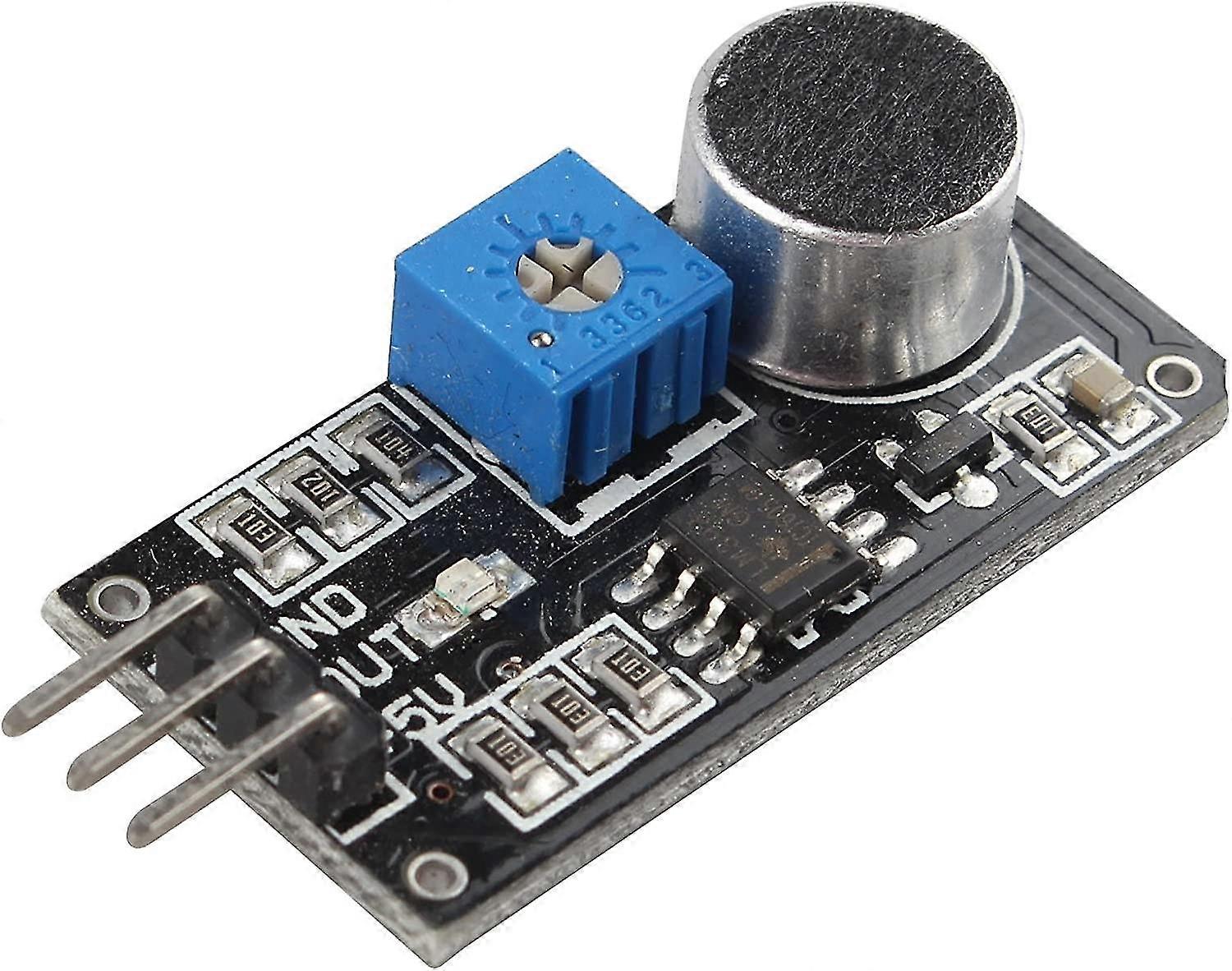 Lm393, Electret Microphone Sound Detection Sensor Module Sound Sensor Microphone Module Voice Activated Switch Smart Car Applicable 2 Pack