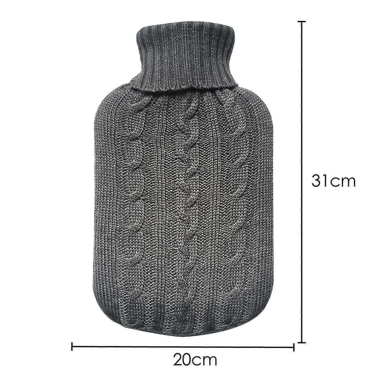 Knitted Hot Water Bottle Cover