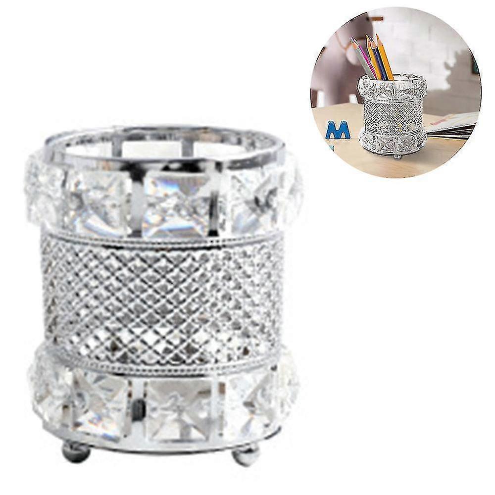 Crystal Cosmetic Display Organizer,makeup Brush Holder,storage Case