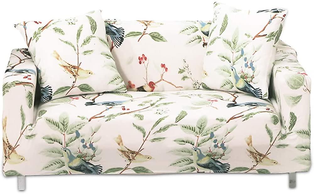 Stretch Sofa Dekker Elastisk Sofa Deksel Jacquard 2 Seter Sofa Deksel Blomstermønster