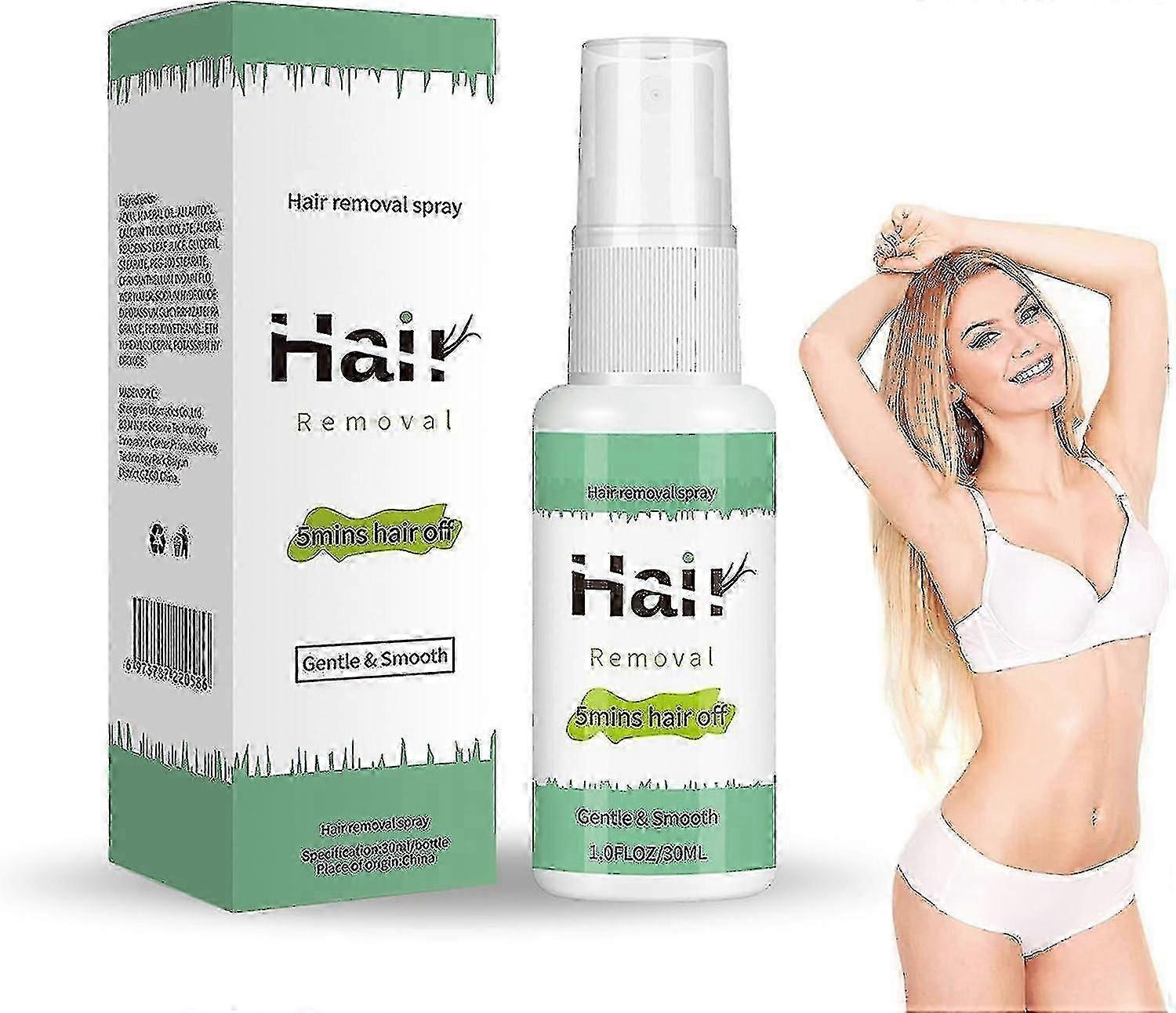 ספריי להסרת שיער, מסיר שיער אינטימי ללא כאבים לעור רגיש, קרם מסיר שיער לרגליים, זרועות, בתי שחי ואזורים פרטיים
