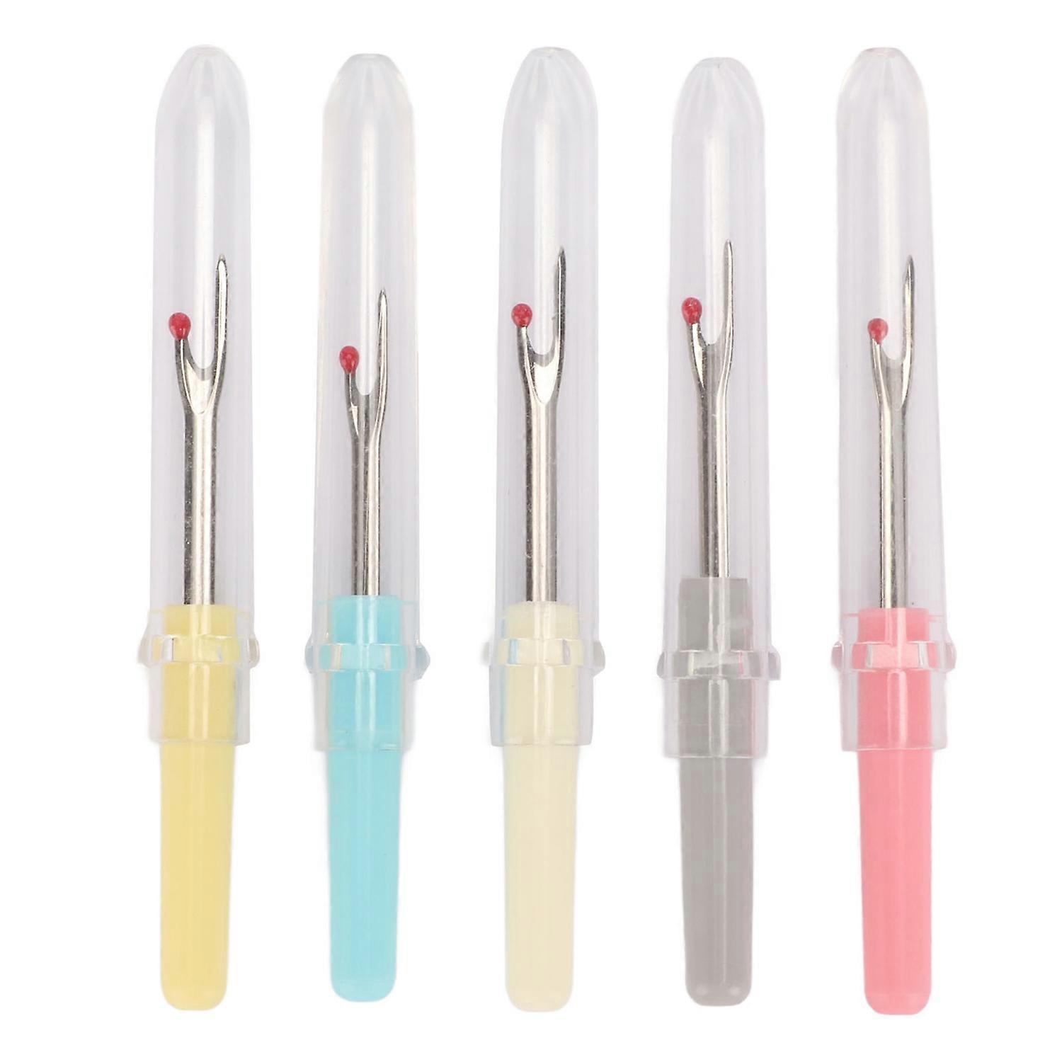 5PCS Colorful Seam Remover with Round Ball Sewing Thread Removal Cutter Cross Stitch Tools