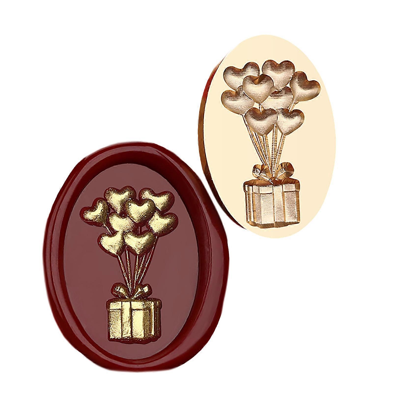 Metal Seal Stamp Head for Scrapbooking Year of the Snake Decorative Seal Stamp for Seal Envelope Wrapping Decoration