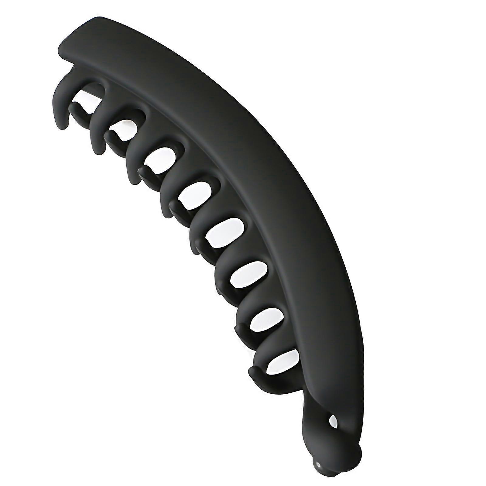 Elegant svart bananklemme for perfekte hestehaler