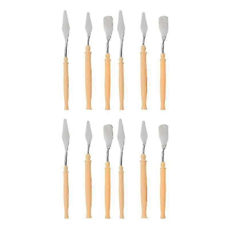 12pcs Oil Painting Scrapers