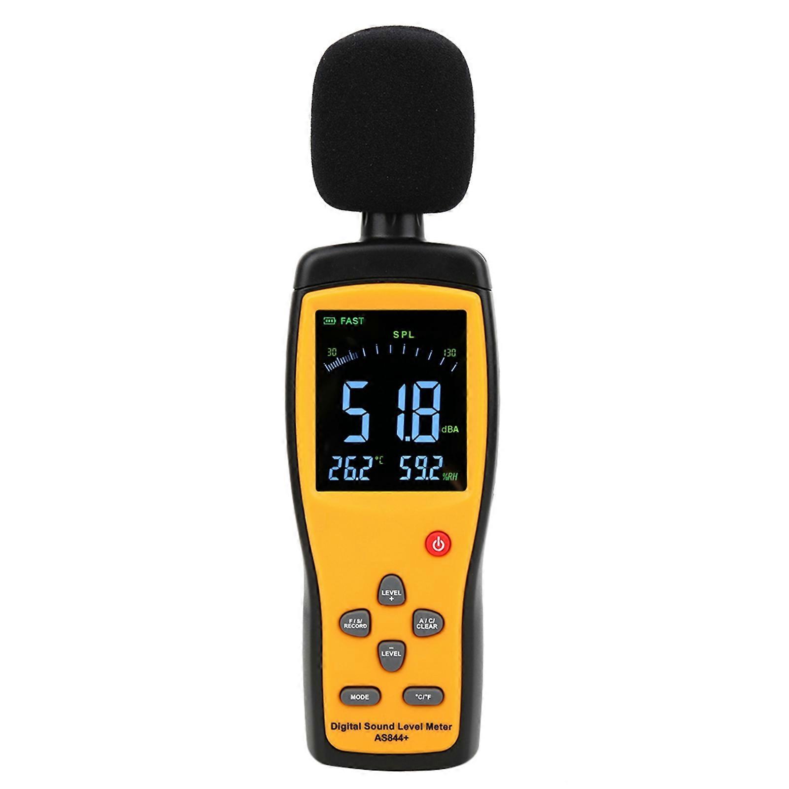 SMART SENSOR AS844+ Digital Sound Level Meter Decibel Meter Noise Monitor DB Measuring Instrument