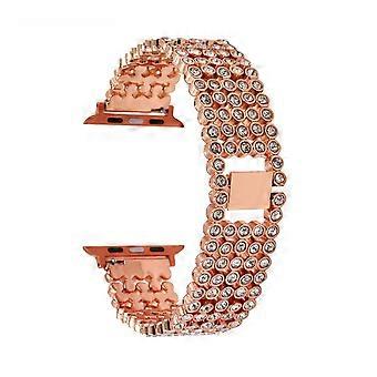 Compatible with Apple Watch Band 42/44/45mm iWatch Bands Series 8 7 SE 6 5 4 3 2 1 Crystal Rhinestone Jewelry Replacement Strap