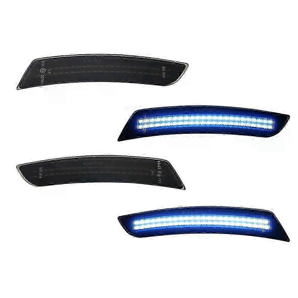 Buy Smoked Lens For 10-15 Chevy Camaro Side Marker Light Amber LED Front Bumper Lamp In Rowland - Foto 5