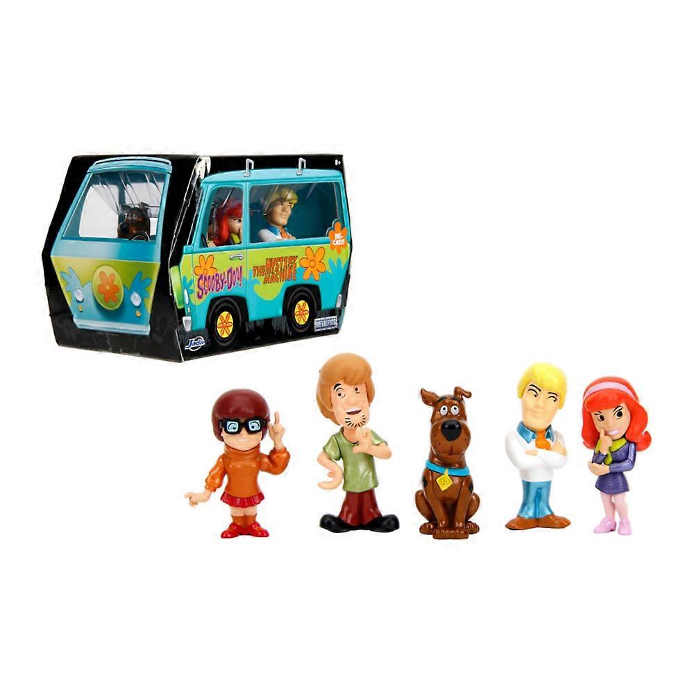 Jada Toys Mystery Machine with Scooby Doo Gang 2.5" Figures