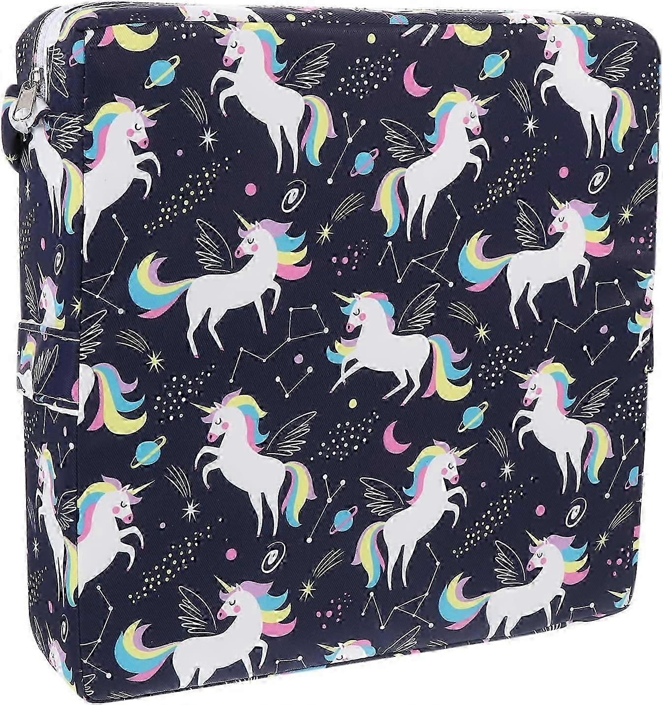 מושב בוסטר לפעוטות אוכל חד קרן מושב הגבהה לילדים לסעודה נייד נסיעות הגדלת כרית