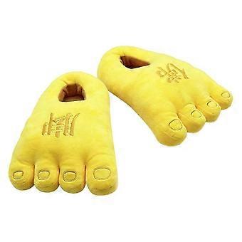 Big Toe Shoes, Cartoon Five-toe Shoes, Warm Soft Slippers, Winter Cartoon Funny Indoor Shoes