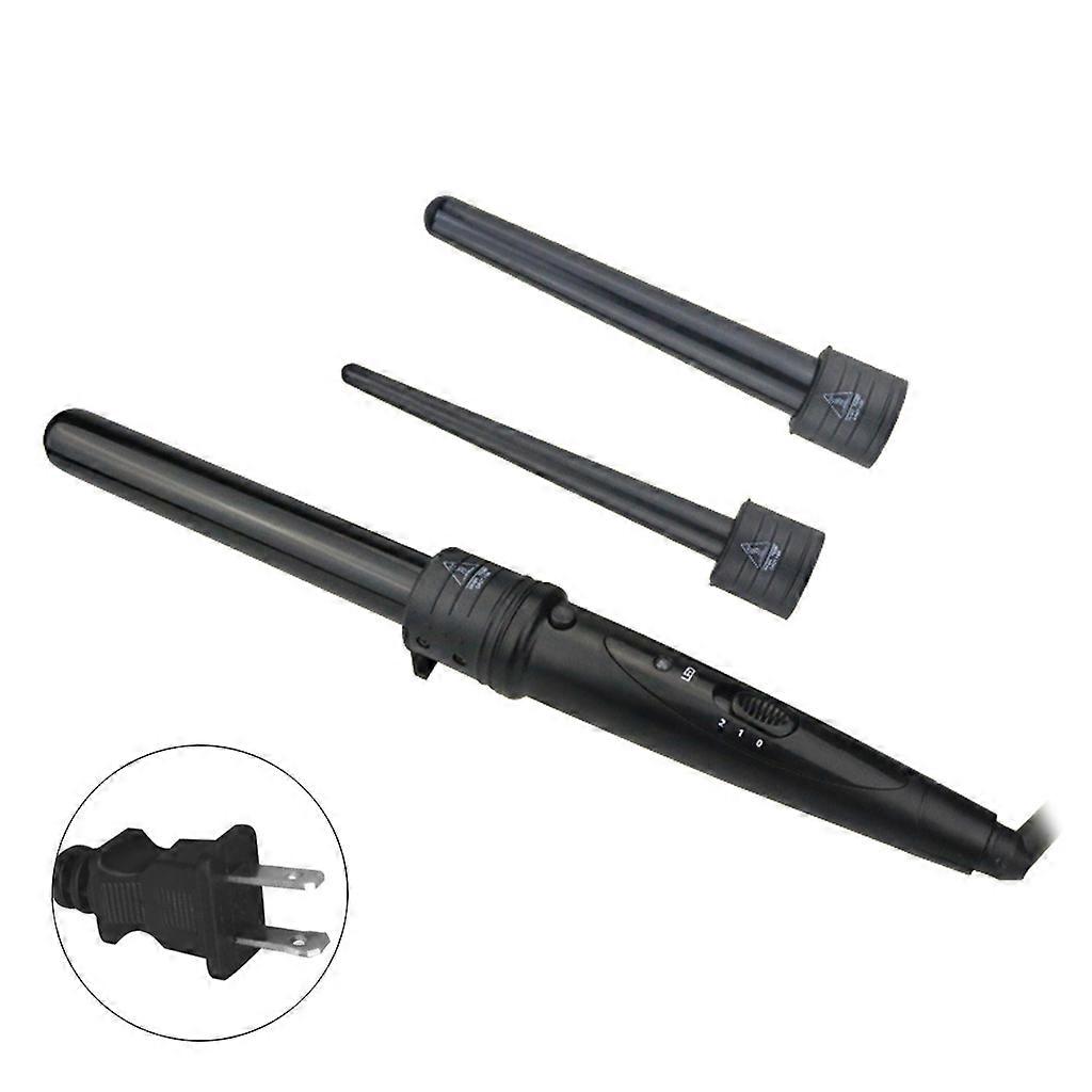3 in 1 Hair Curlers Curling Wand Interchangeable 9/19/25mm Barrel PTC Fast Heating Adjustable Temperatures Styling Tool
