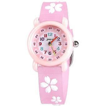 Bloemontwerp waterdicht horloge voor kinderen
