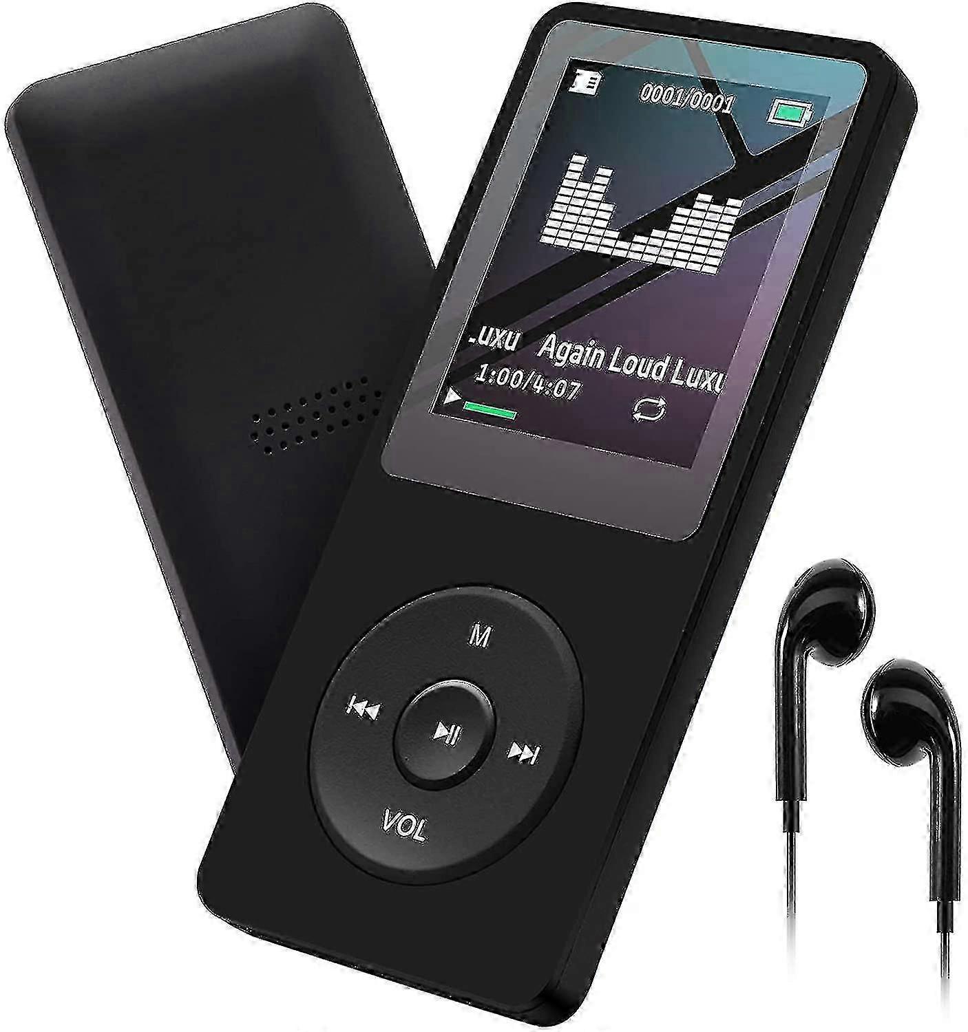 Mp3 Player 32GB με ηχεία FM ραδιο ακουστικά φορητή Hifi χωρίς απώλειες μουσική Mp3 μίνι συσκευή εγγραφής μουσικής εγγραφής E-book Hd οθόνη