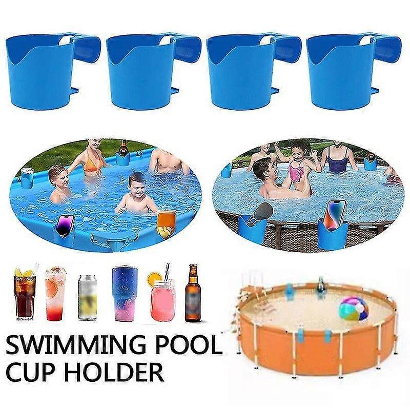 Cup Holders For Above Ground Pools, Pool Cup Holders For Drinks Above Ground Pool Accessories, Plastic Pool Drink HolderScvvd