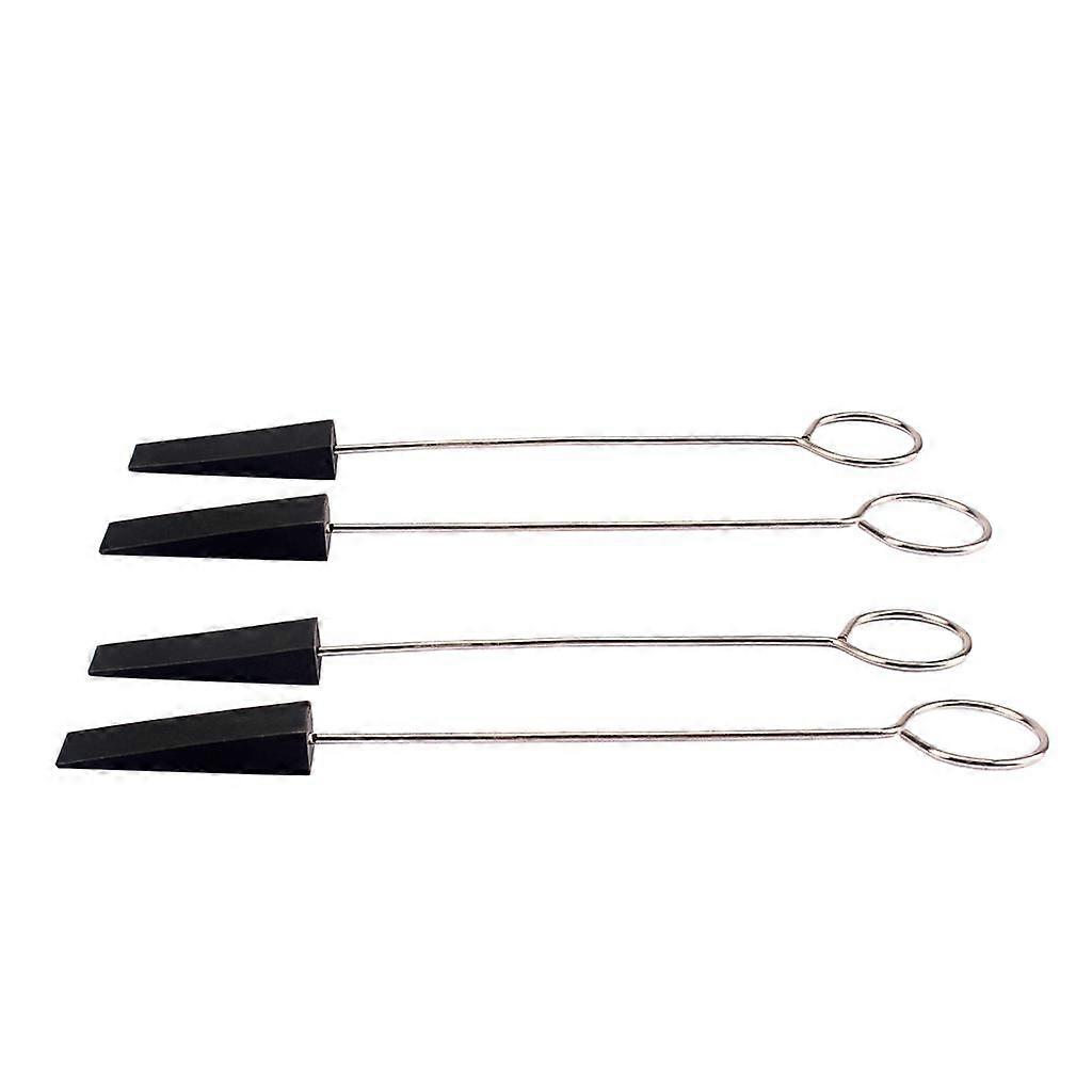 4 Pieces Piano Rubber Tuning Mutes with Handle Piano Keyboard Tuning Tools